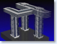 Model of building at Nikitsky Gate